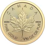 Canada Gold Maple Leaf Coin - 1/10 oz .9999 Fine