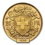 Swiss 20 Francs Helvetia Gold Coin