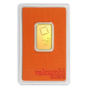 10 Gram Valcambi .9999 Fine Gold Bar
