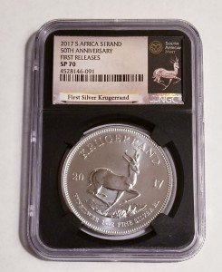 2017 South Africa Silver 1 Krugerrand Coin