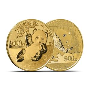 30 Gram Chinese Gold Panda Coin - Random Year