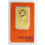 Valcambi 1 oz Gold Bar Matte Finish .9999 Fine