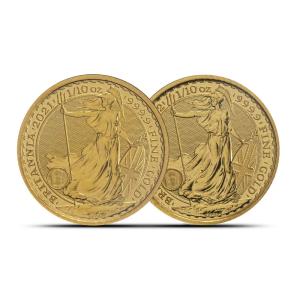 1/10 oz British Gold Britannia Coin
