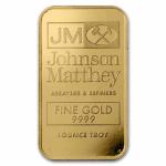 1 oz Johnson Matthey Gold Bar in Assay
