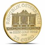 2026 Austrian Gold Philharmonic Coin - 1/4 oz