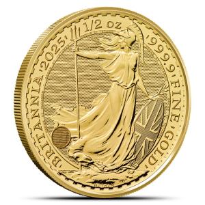 2025 1/2 oz British Gold Britannia Coin