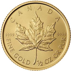 2016 1/2 oz Canadian Gold Maple Leaf Coin