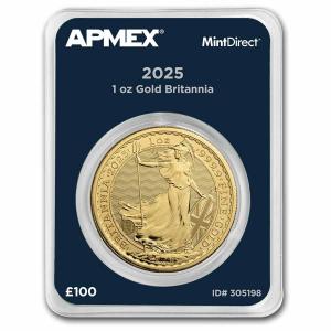 2025 1 oz Gold Britannia Coin - MintDirect®