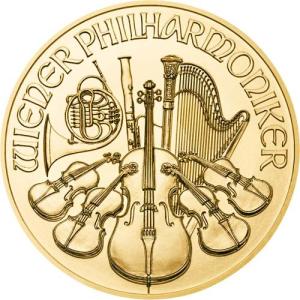 Austrian Gold Philharmonic Coin 1/25 oz