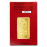 Perth Mint 1 oz Gold Bar - Lunar Snake