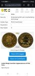 Rare 1850 Liberty Bear #11 Gold Coin