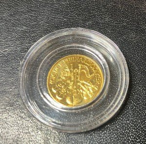 2021 Austria 1/10 oz Gold Philharmonic Coin