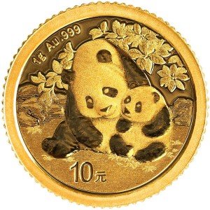 2024 10 Yuan Gold Chinese Panda Coin - 1g