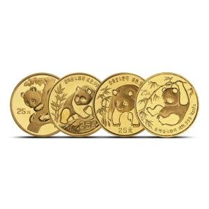 1/4 oz Chinese Gold Panda Coin - Random Year