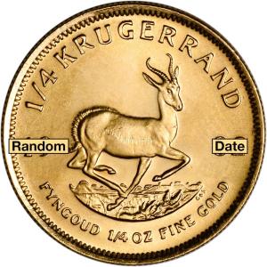 1/4 oz South Africa Krugerrand Gold Coin