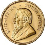 Gold Plated 1 oz South Africa Krugerrand Coin