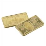 $100 Gold-Layered Bar Ingot