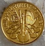 2022 Austria Philharmonic 1/10 oz Gold Coin