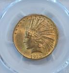 1913 $10 Indian Gold Coin MS62