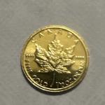 1995 Canadian Maple Leaf 1/10 oz Gold Coin