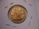 1935 Swiss Gold 20 Franc Coin