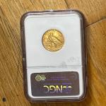 1913 Indian Head $5 Gold Half Eagle Coin