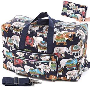 Cute Floral Foldable Duffle Bag for Travel