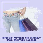 Grosun 6 Rolls 1.5" Patterned Nylon Webbing Belts