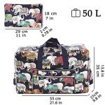 Cute Floral Foldable Duffle Bag for Travel