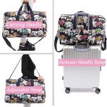 Cute Floral Foldable Duffle Bag for Travel