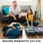 7-Piece Travel Packing Organizer Set (Dark Blue)