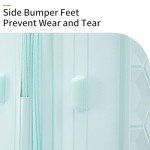 Merax 3-Piece Blue Hardshell Luggage Set