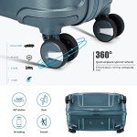 Somago 20" Carry-On & 14" Cosmetic Case Set