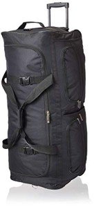 Rockland 40" Black Rolling Duffel Bag