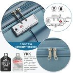 Somago 20" Carry-On & 14" Cosmetic Case Set