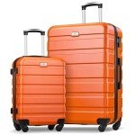 2-Piece Hard Shell Luggage Set with Spinner Wheels