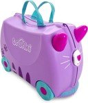 Trunki Ride-On Kids Suitcase: Cassie Cat Lilac