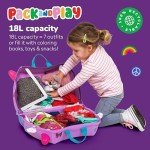 Trunki Ride-On Kids Suitcase: Cassie Cat Lilac