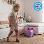 Trunki Ride-On Kids Suitcase: Cassie Cat Lilac