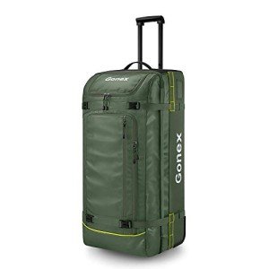 Gonex 100L Rolling Duffle Bag, Olive Green