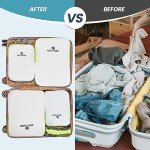 7-Piece Travel Packing Cubes Set for Suitcases