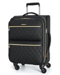 BAGSMART 20-Inch Expandable Carry-On Luggage, Black