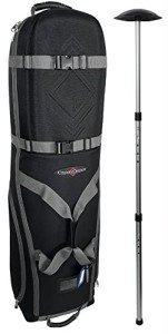 CaddyDaddy Golf Travel Bag with Wheels & Padded Top