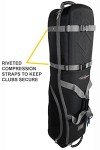 CaddyDaddy Golf Travel Bag with Wheels & Padded Top