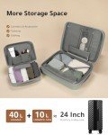LUGGEX Lightweight 2-Piece Carry-On Suitcase Set