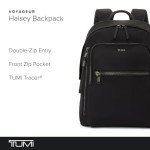 TUMI Voyageur Halsey Travel Backpack - Black