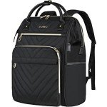 Stylish 17-Inch Laptop Backpack with USB & RFID