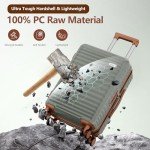 SHOWKOO 3-Piece Expandable Hardside Luggage Set