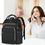 Stylish 17-Inch Laptop Backpack with USB & RFID