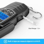 Digital Luggage Scale with Measuring Tape and Hook